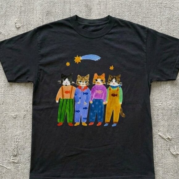 Gildan Other - Y2k Cat in Sunny Day Casual T-shirt